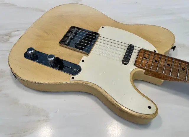 New Danocaster Single Cut Blonde 1