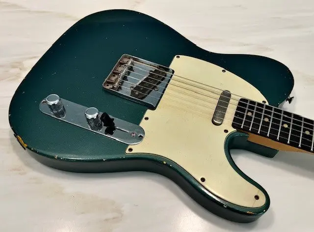 New Danocaster Single Cut - Lake Placid Blue / Ocean Turquoise 1