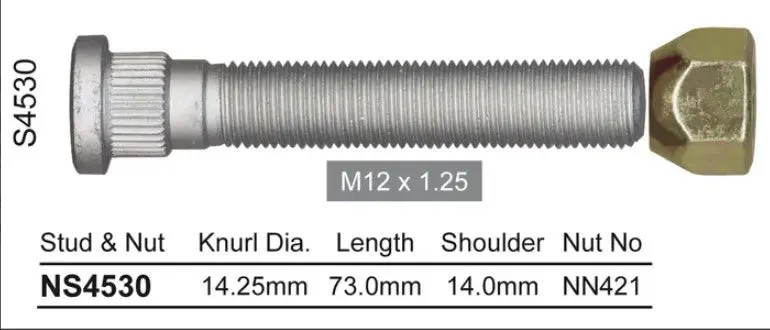 Nice Wheel Stud - Ns4530 1