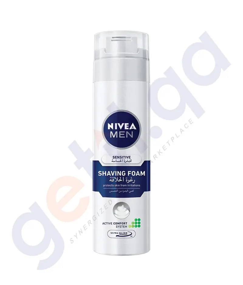 Nivea 200Ml Men Sensitive Shaving Foam (81720) 1