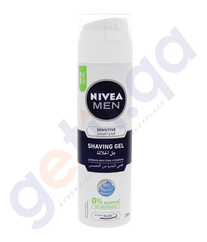 Nivea 200Ml Men Sensitive Shaving Gel (81740) 1