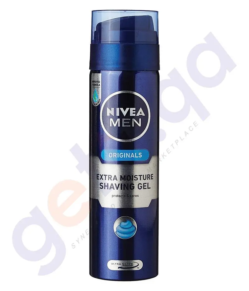Nivea Men Originals Extra Moisture Shaving Gel 200Ml 1