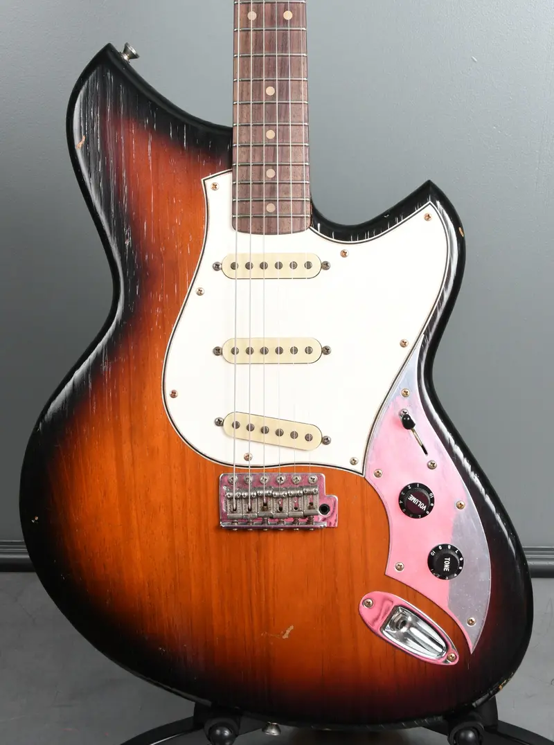 Novo Guitars Serus S Fralins Firebird Burst 1