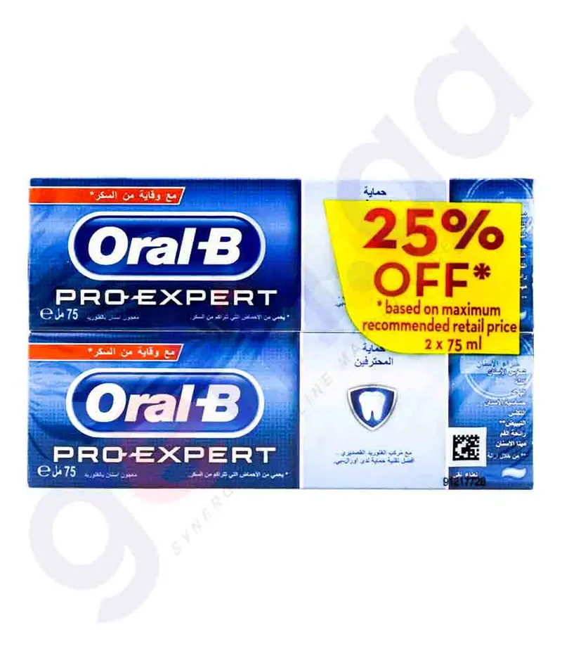 Oral-B Pro Expert Toothpaste 75 Ml X 2 1
