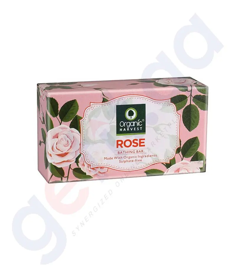 Organic Harvest Rose Soap 175Gm 1