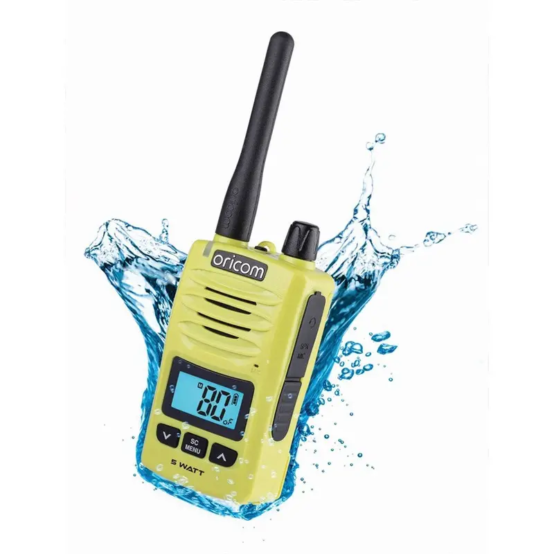 Oricom Dtx600lme 5 Watt Ip67 Waterproof Handheld Uhf Cb Radio - Lime 1