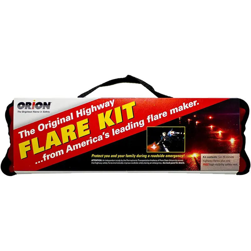 Orion Safety 6020 Highway 6-Pack Emergency Flare Kit (20 Minutes) 1