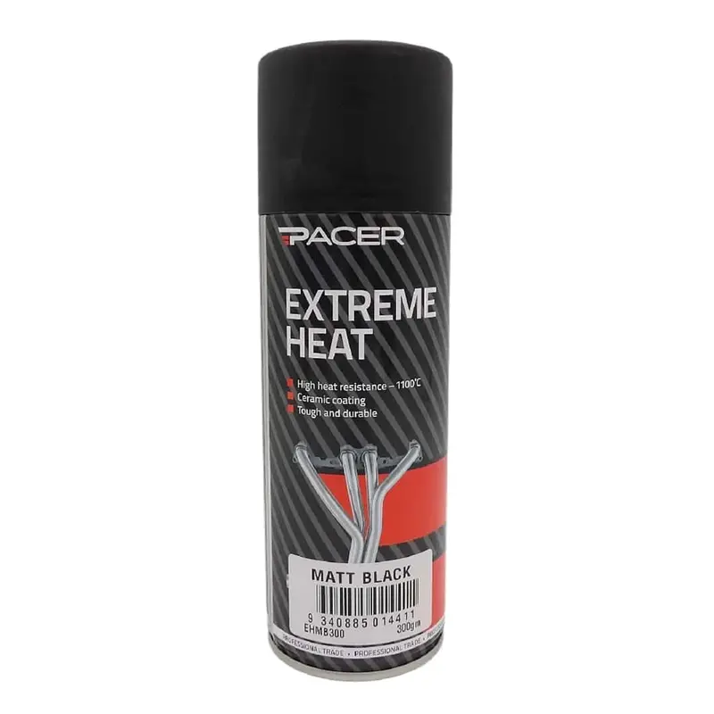 Pacer Extreme Heat Paint Matt Black - Ehmb300 1