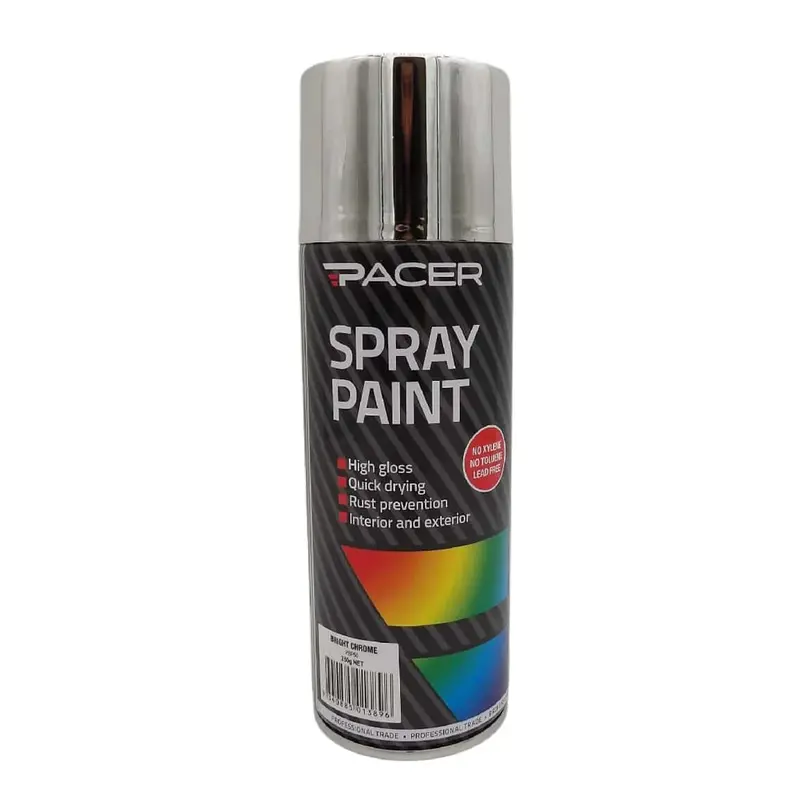 Pacer Spray Paint - Bright Chrome 250Gm - Psp50 1