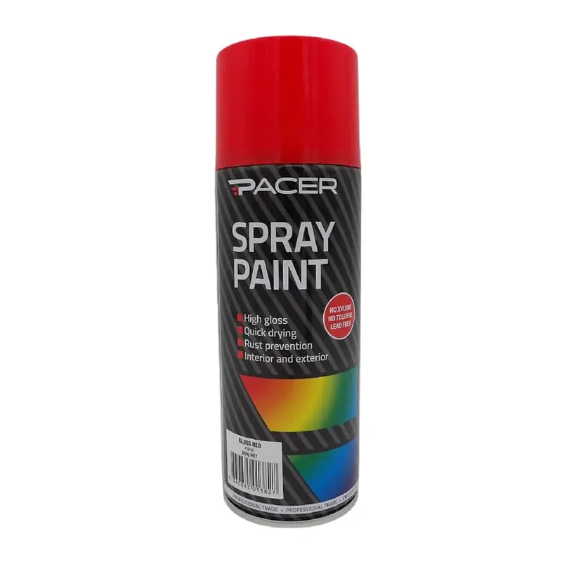 Pacer Spray Paint - Gloss Red 250Gm - Psp06 1