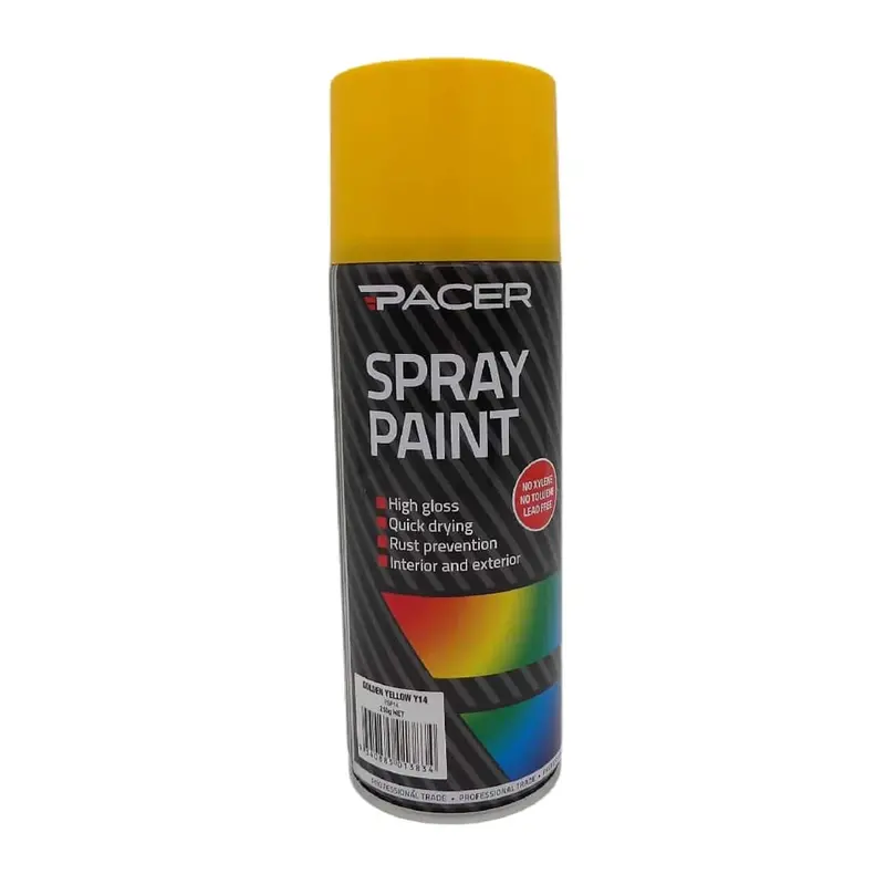 Pacer Spray Paint - Golden Yellow Y14 250Gm - Psp14 1