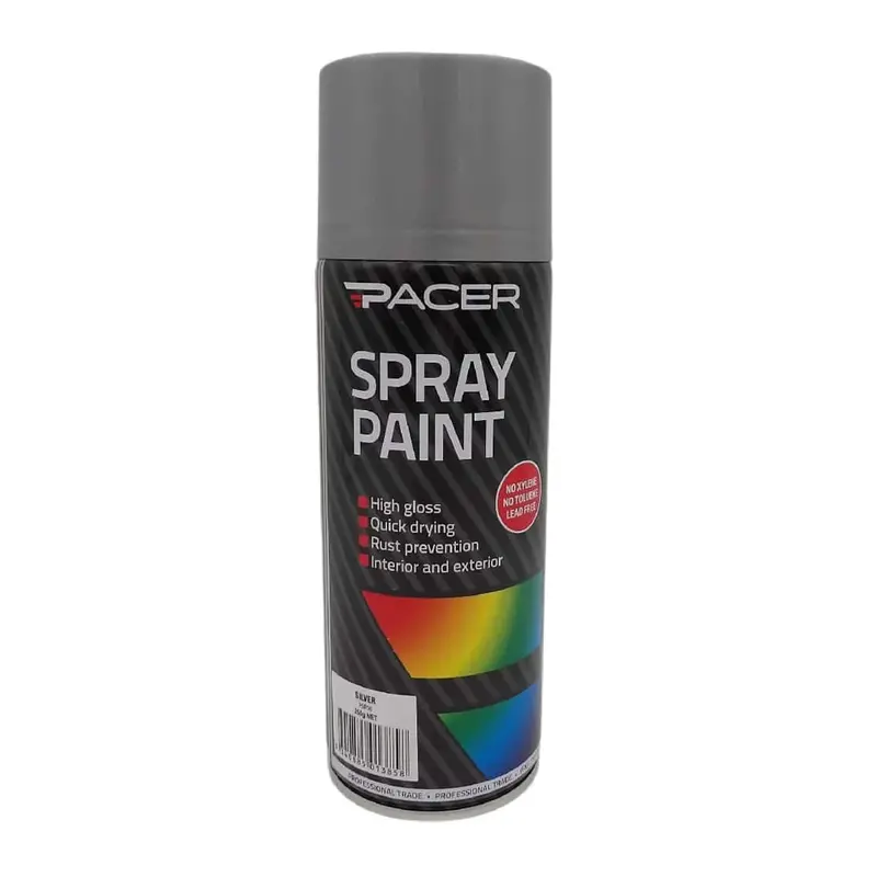 Pacer Spray Paint - Silver 250Gm - Psp36 1