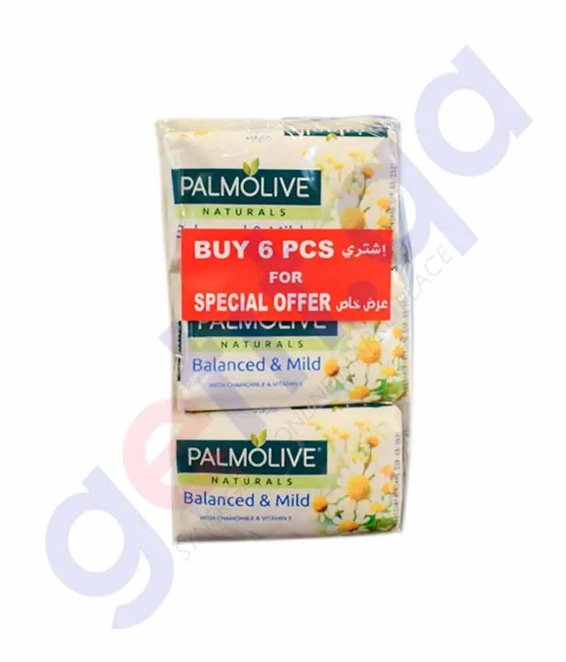 Palmolive Naturals Balanced & Mild 150Gm 6Pcs 1
