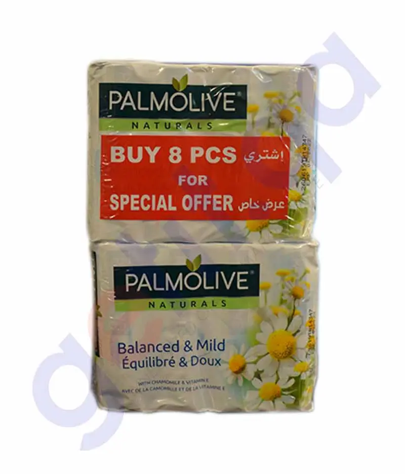 Palmolive Soap Came Vitamin E White 90Gm 8Pcs 1