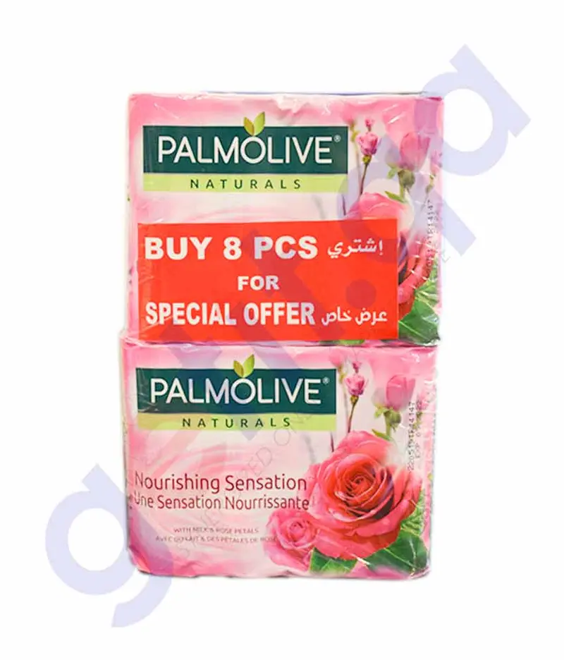 Palmolive Soap Milk & Rose 90Gm 8Pcs 1
