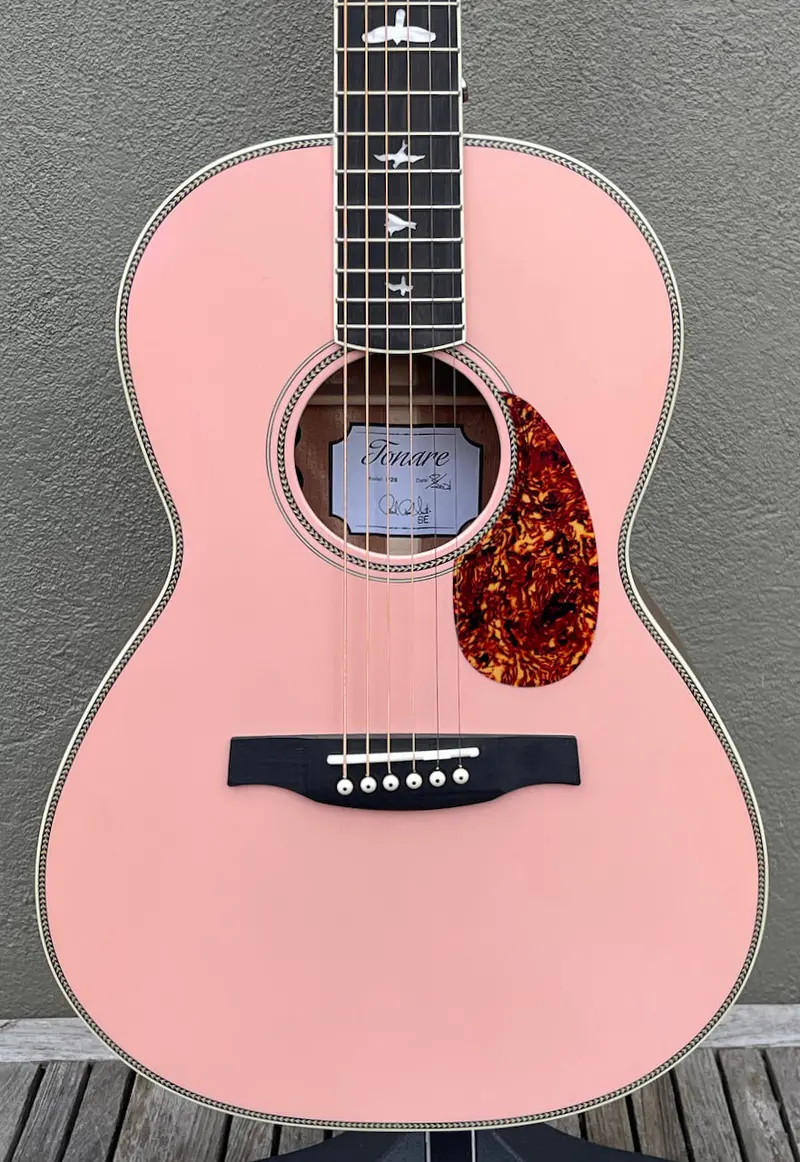 Paul Reed Smith Prs Se P20e Parlor Acoustic Limited Edition Lotus Pink 1