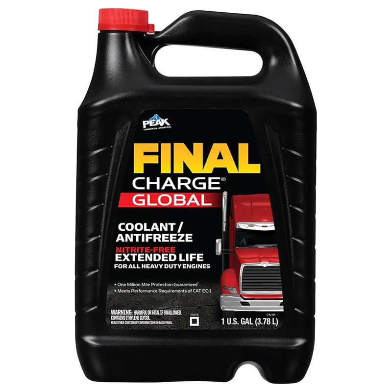 Peak Fxa0b3 Final Charge Global Extended Life Concentrate Antifreeze/Coolant For All Heavy Duty Engine Cooling Systems, 1 Gallon 1