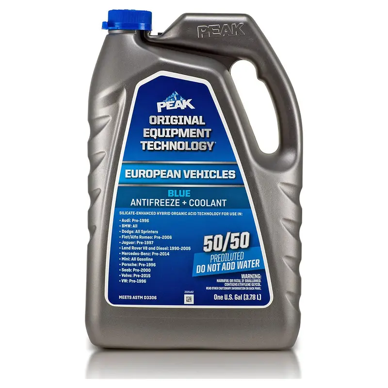 Peak Pebb53 Oet Euro Blue 50/50 Antifreeze, 1 Gallon 1