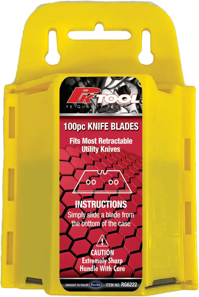 Pktool 100Pc Stanley Styles Knife And Scaper Blades Pack - Rg6222 (Pickup Only) 1