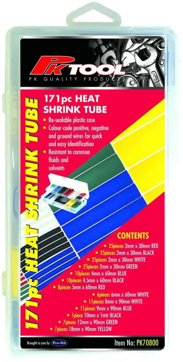 Pktool 171Pc Heat Shrink Tube - Pk70800 (Pickup Only) 1