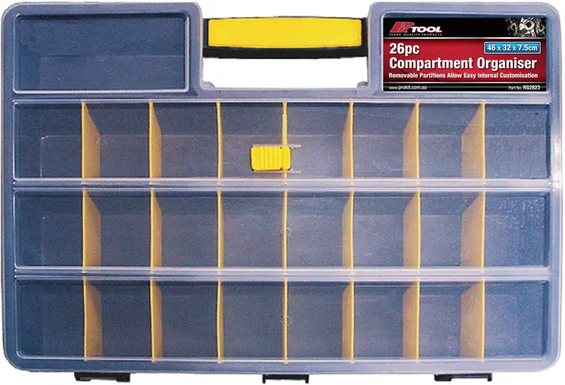 Pktool 26 Compartment Organiser Case - Rg2823 (Pickup Only) 1