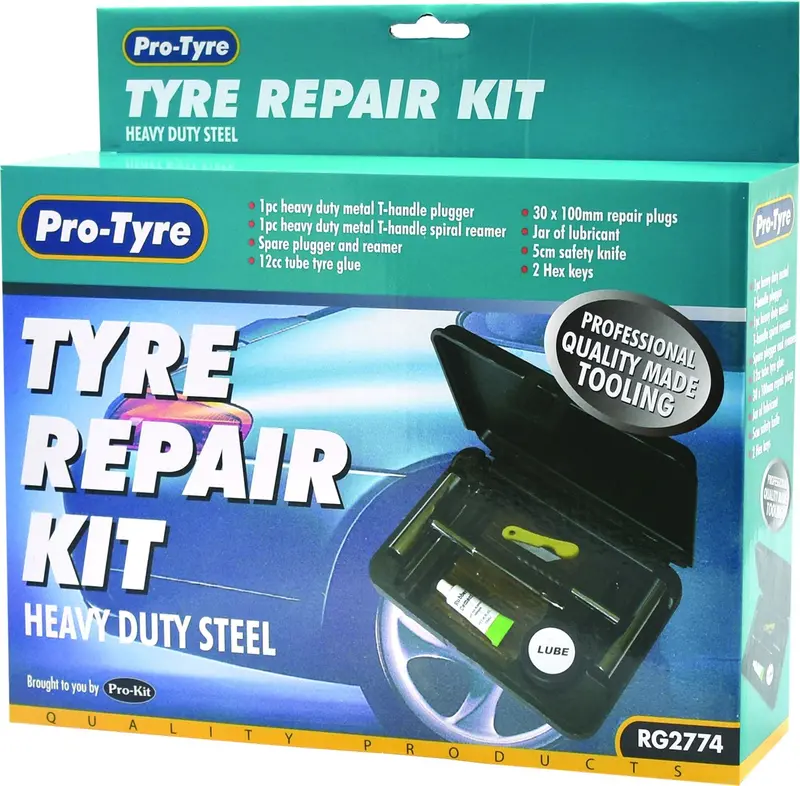 Pktool 38Pc Super Heavy Duty Steel Tyre Repair Kit - Rg2774 (Pickup Only) 1
