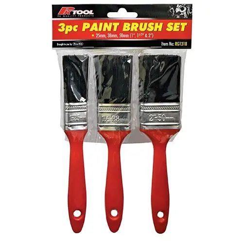 Pktool 3Pc 200Mm Paint Brush Set - Rg1318 (Pickup Only) 1