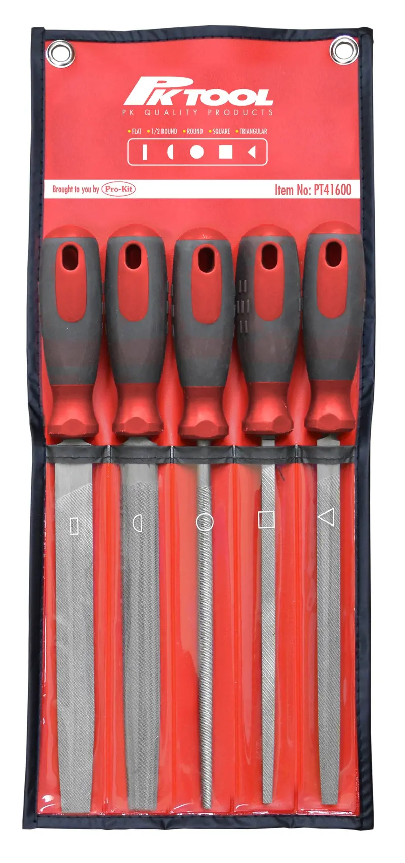 Pktool 5Pc 200Mm File Set - Pt41600 1