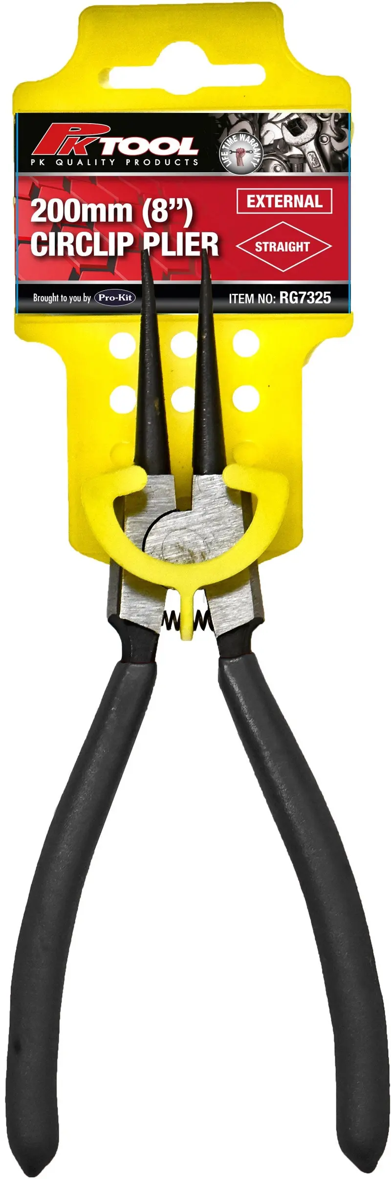 Pktool 8 Inch Pliers - External Snap And Circlip - Rg7325 (Pickup Only) 1