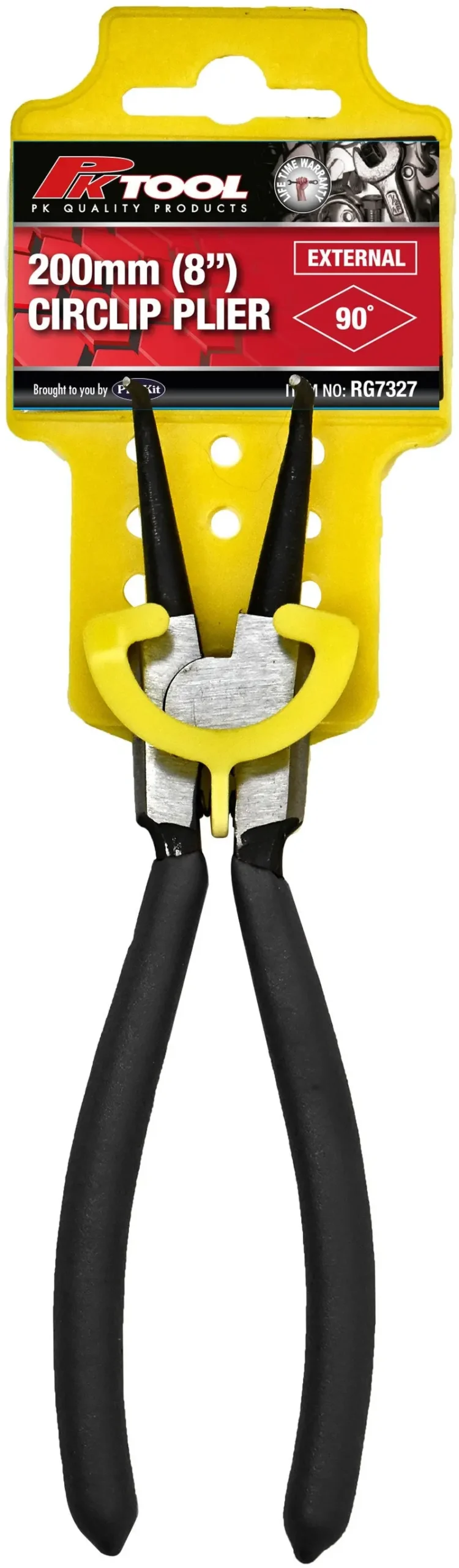 Pktool 8 Inch Pliers - External Snap Ring Bent Nose Circlip - Rg7327 (Pickup Only) 1