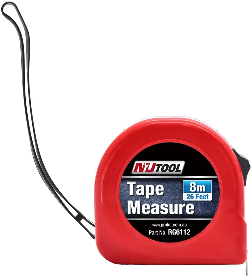 Pktool 8M/25Mm Heavy Duty Measuring Tape - Rg6112 (Pickup Only) 1