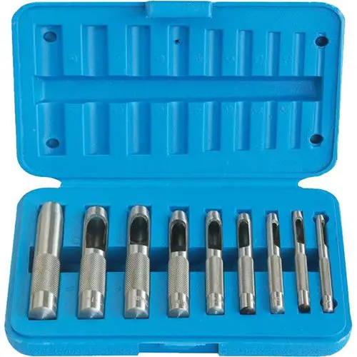 Pktool Hollow Punch Set - 9Pc - Rg7659 (Pickup Only) 1