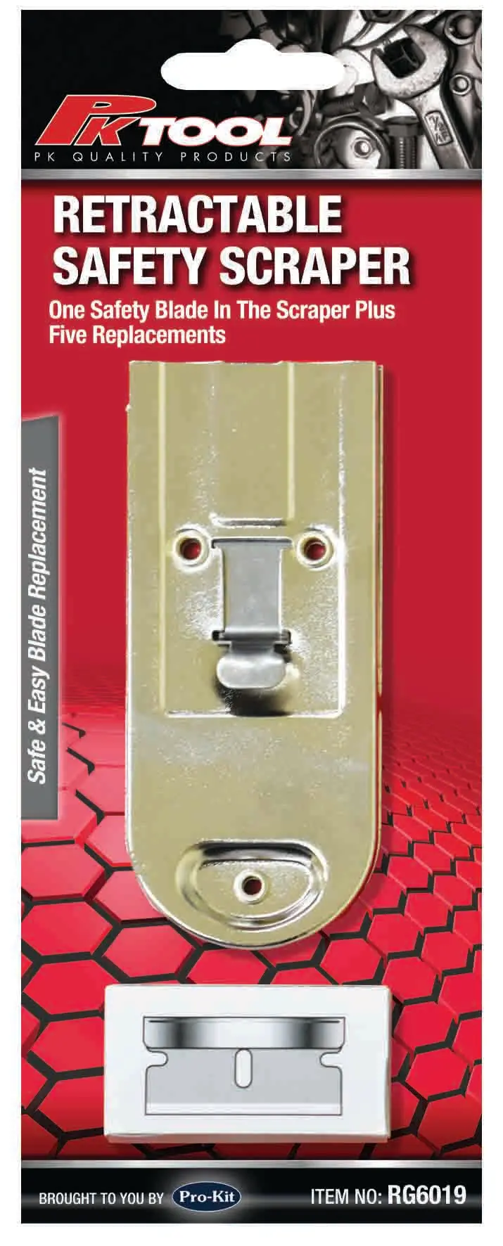 Pktool Metal Scraper With 5 Blades - Rg6019 (Pickup Only) 1