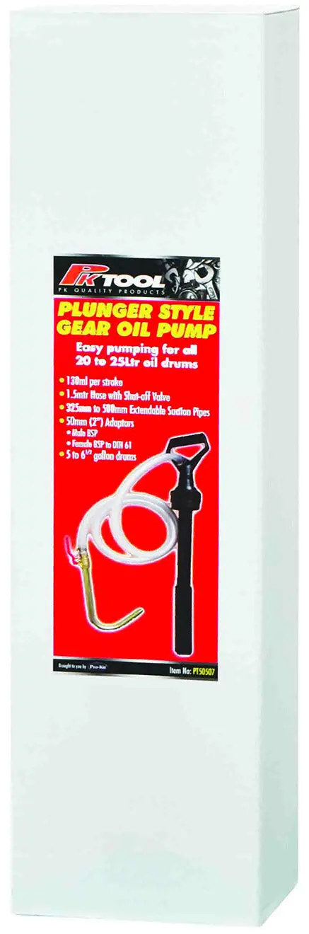 Pktool Plunger Style Gear Oil Pump - Pt50507 (Pickup Only) 1