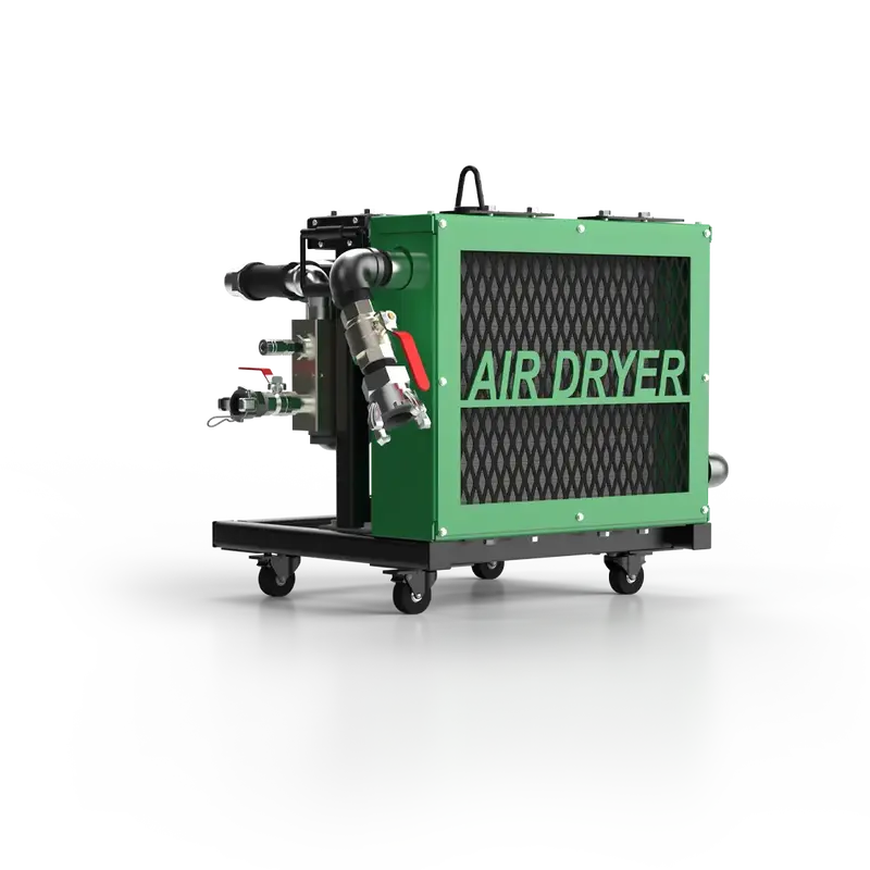 Portable Air Drying And Cooling System With Locking Swivel Casters 1