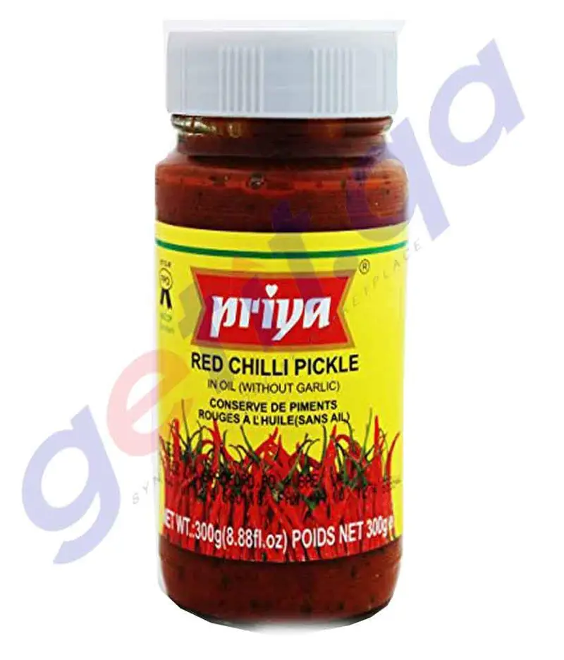 Priya Red Chilli Pickle - 300 Gm 1