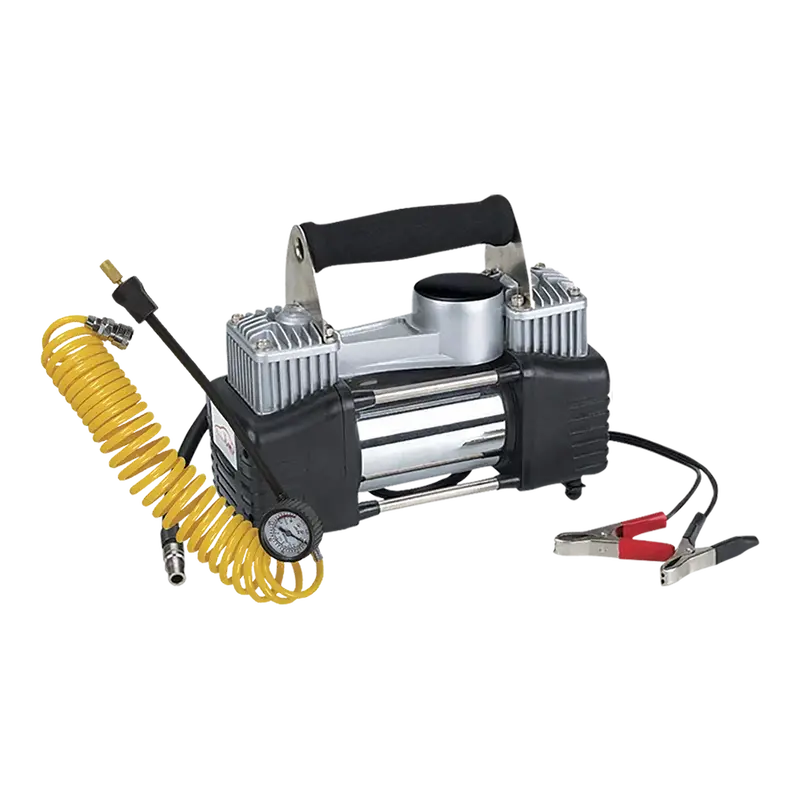Protyre Air Compressor - 12V 150Psi Super Heavy Duty Dual Cylinder - Rg6145 1