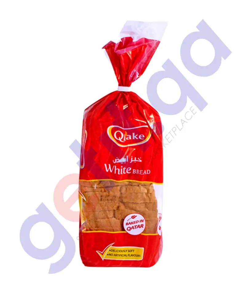 Qbake Classic White Sandwich Bread – Soft Sliced Loaf