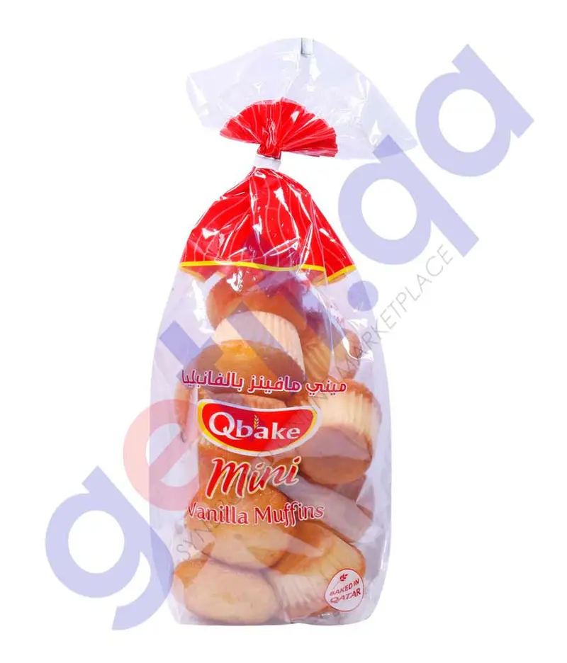 Qbake Mini Vanilla Muffin Original - Family Pack 1