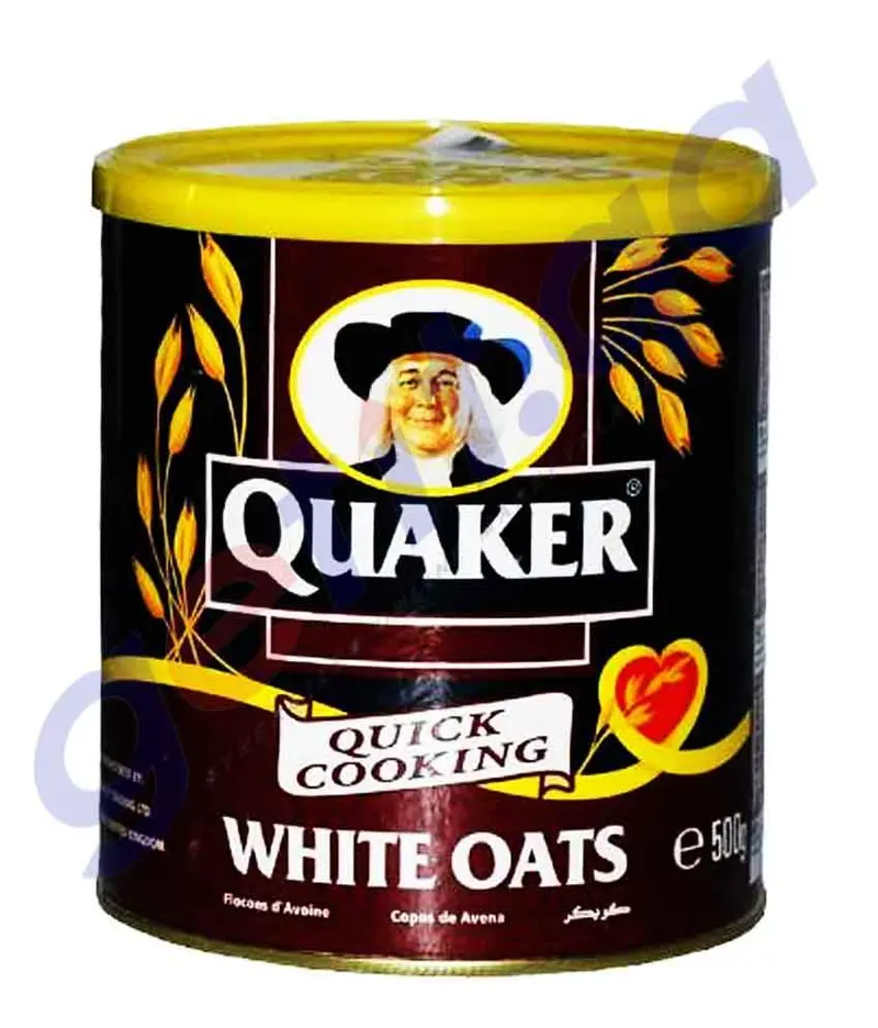 Quaker White Oats Tin-500Gm 1