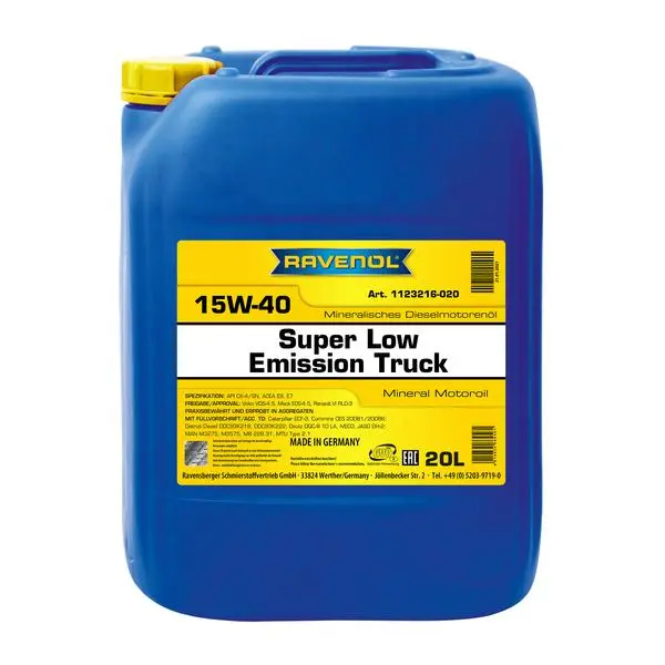Ravenol Super Low Emission Truck Sae 15W-40 1