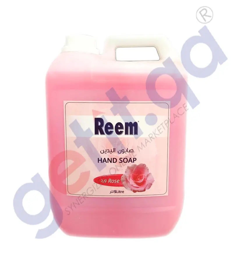 Reem Handsoap Liquid Rose 5Ltr 1