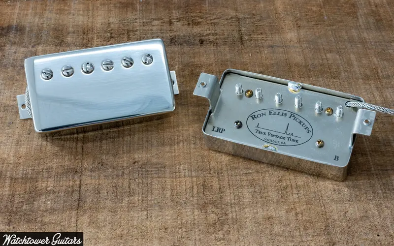 Ron Ellis 50'S Lrp "Patent Applied For" Humbucker Pair Nickel 1
