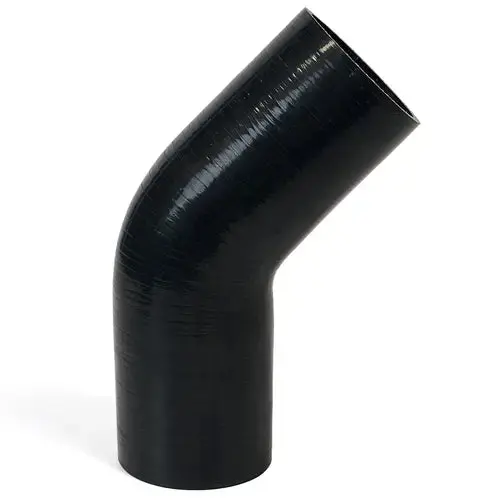Saas 45Deg 4 Ply Silicone Hose 82Mm X 82Mm Black - Ssh458282 1