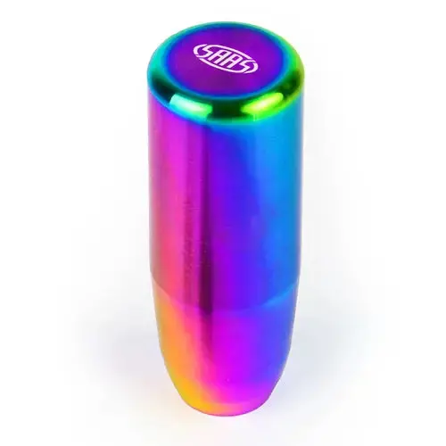 Saas Billet Gear Knob Neo Titanium Finish Weighted 90Mm - Sgk4003 1