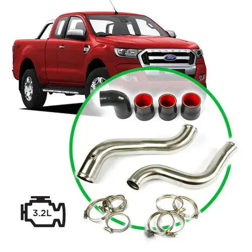 Saas Ford Ranger/Mazda Bt50 3.2L Intercooler Stainless Pipe Full Kit 2011 - 2022 - Sah2101ss-Kit 1