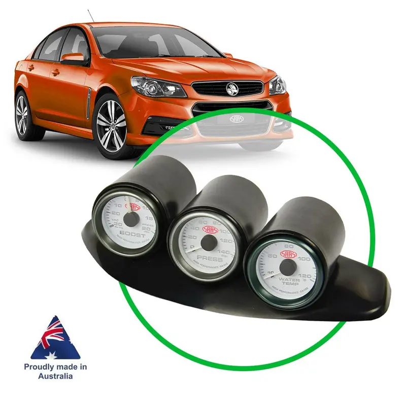 Saas Gauge Dash Pod Fits Holden Commodore 2013 - 2017 (Vf - Vf Series Ii) - Sgp5107 1