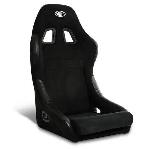 Saas Seat Fixed Back Mach Ii Black Suede Adr Compliant - Rp1001s (Bulky Item - Freight Applies) 1