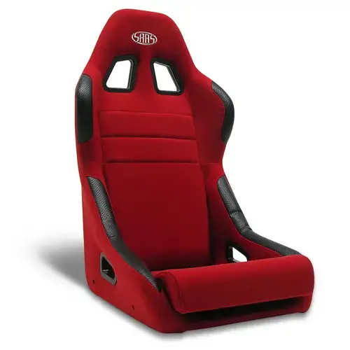 Saas Seat Fixed Back Mach Ii Red Adr Compliant - Rp1002 (Bulky Item - Freight Applies) 1