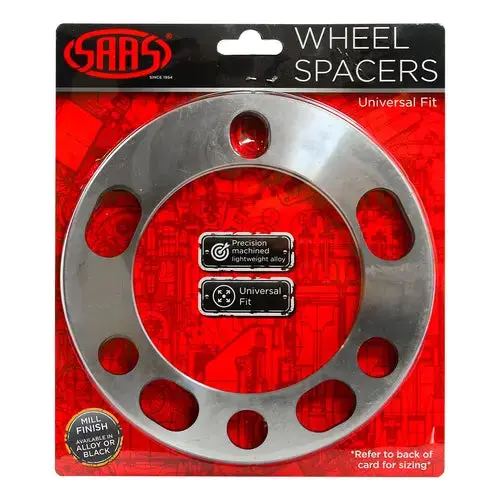 Saas Wheel Spacer Pair Universal 6 Stud 12Mm - Ws6012 1